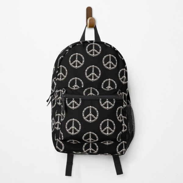 Item preview, Peace at Last - Human Skull Peace Sign Silhouette Gothic Art designed and sold by Tw1nsAIArt.
