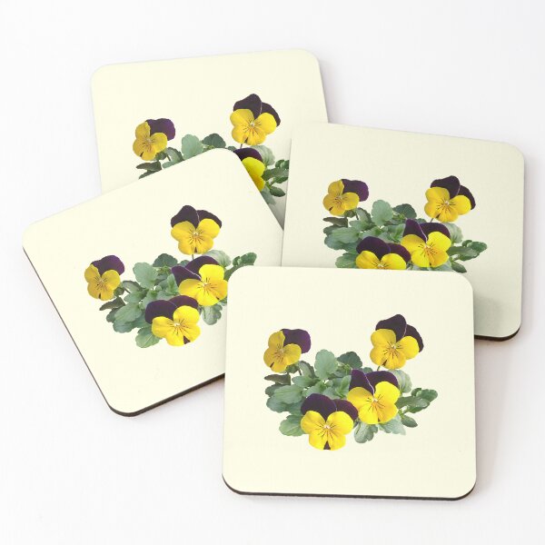 Item preview, Violas Sorbet Yellow Jump Up designed and sold by Susan Savad.