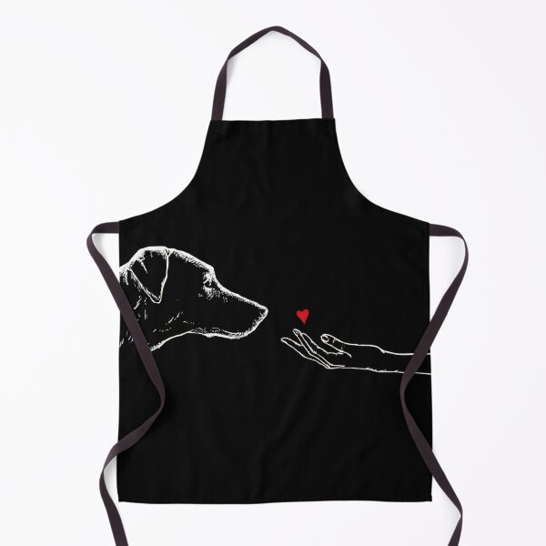 Item preview, Dog greets human with love sign designed and sold by anytka.
