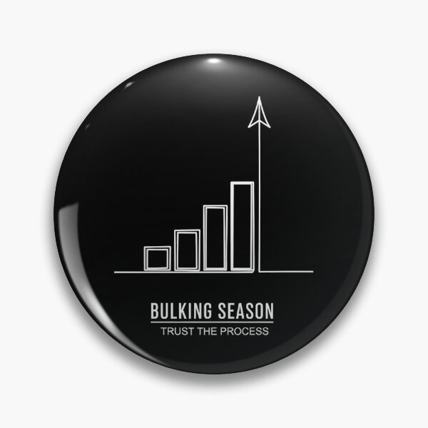 Item preview, Bulking Season Trust The Process Minimalist Chart designed and sold by GymHeavy.