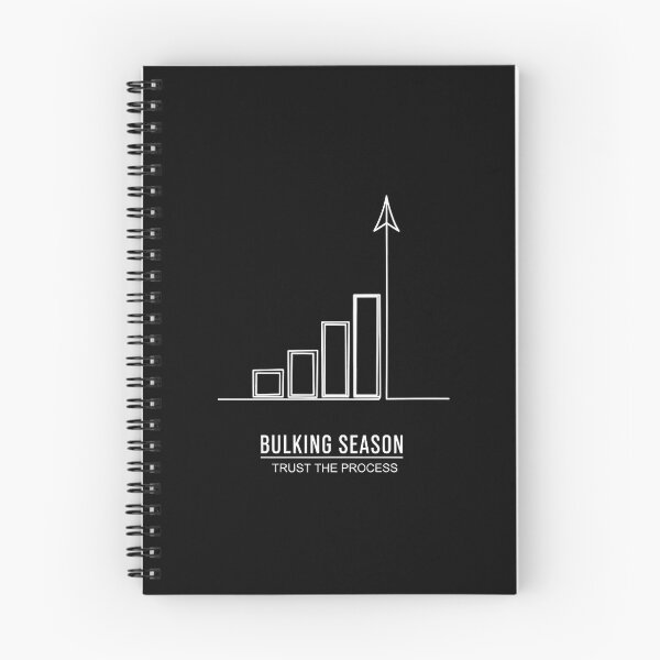 Item preview, Bulking Season Trust The Process Minimalist Chart designed and sold by GymHeavy.
