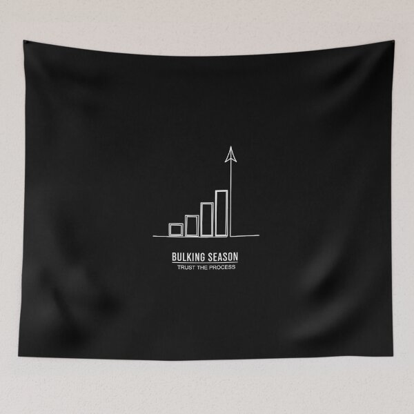 Item preview, Bulking Season Trust The Process Minimalist Chart designed and sold by GymHeavy.