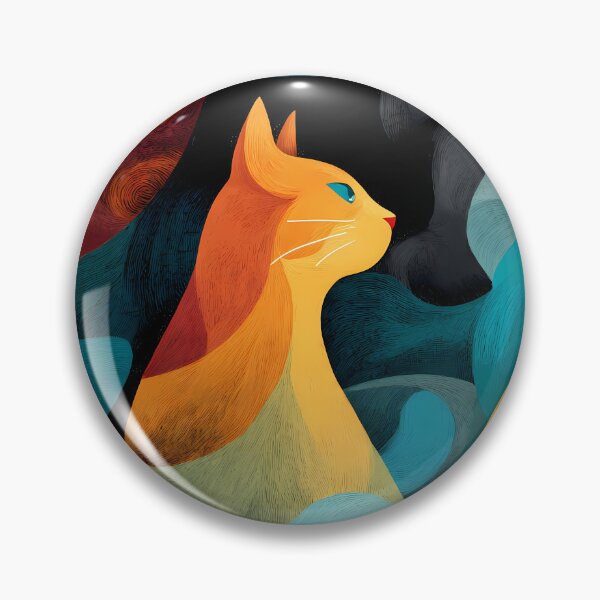 Item preview, Art Design Cat Colors Illustration Aesthetic Landscapes  designed and sold by ART ATTACK ZONE.