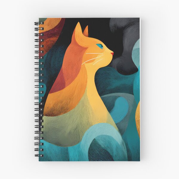 Item preview, Art Design Cat Colors Illustration Aesthetic Landscapes  designed and sold by ART ATTACK ZONE.