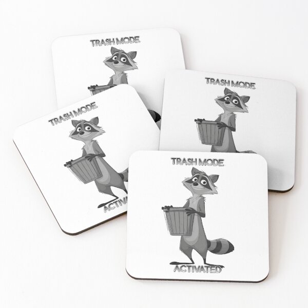 Item preview, Funny Raccoon Meme Collection – TRASH MODE ACTIVATED Cartoon Trash Panda Shirt designed and sold by MiraLumeStudio.