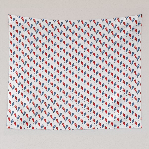Item preview, Bird red and blue, small designed and sold by NYWA-ART.