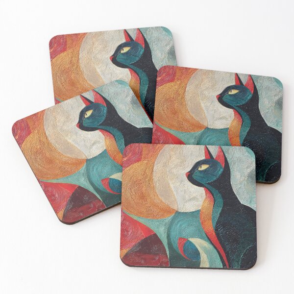 Item preview, Design Cat Colors Illustration Aesthetic Landscapes  designed and sold by ART ATTACK ZONE.