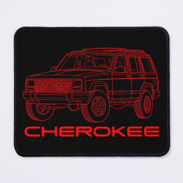 Item preview, 97-01 Cherokee XJ Line Art Factory Stock 4x4 Red designed and sold by Off-Road-Zone.
