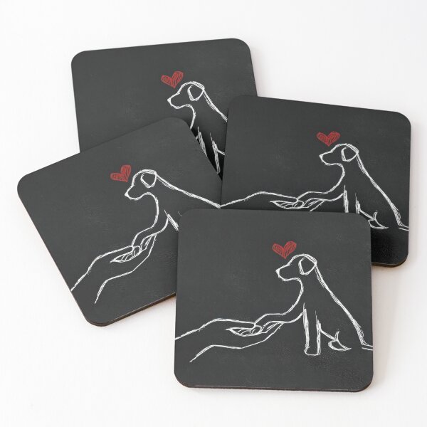 Item preview, Hand and dog with heart designed and sold by anytka.