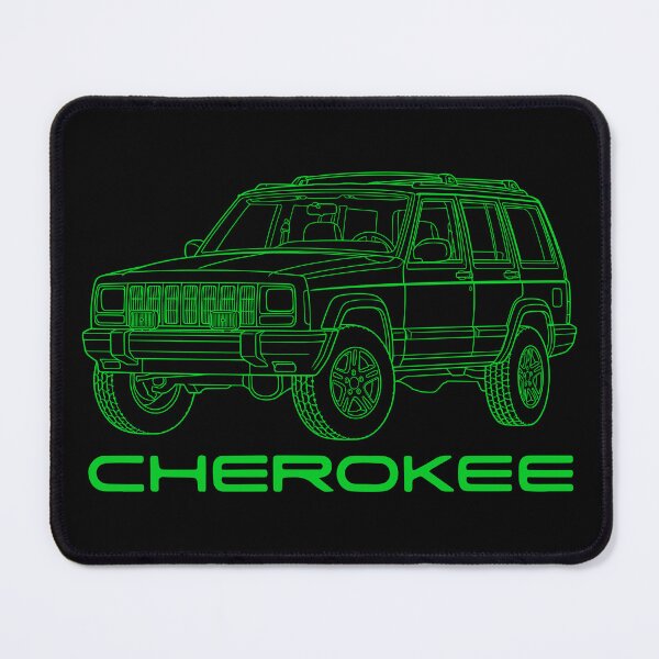 Item preview, 97-01 Cherokee XJ Line Art Factory Stock 4x4 Green designed and sold by Off-Road-Zone.