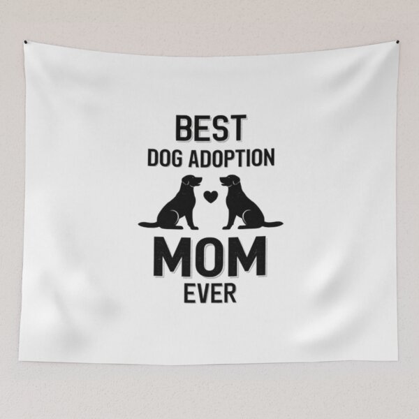 Item preview, Best Dog Adoption Mom Ever – Dog Lover Rescue Mom Shirt designed and sold by Designs That Speak ✨.