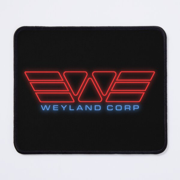 Item preview, Alien Weyland Corp Neon Retrowave Logo designed and sold by Power Up Prints.
