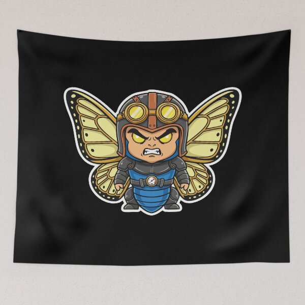 Item preview, Butterfly Aviator Steampunk Blue Armor designed and sold by PixelStudioBe.