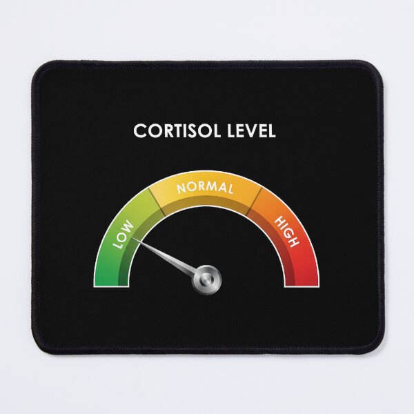 Item preview, Low Cortisol Level Gym Mood Gauge designed and sold by GymHeavy.