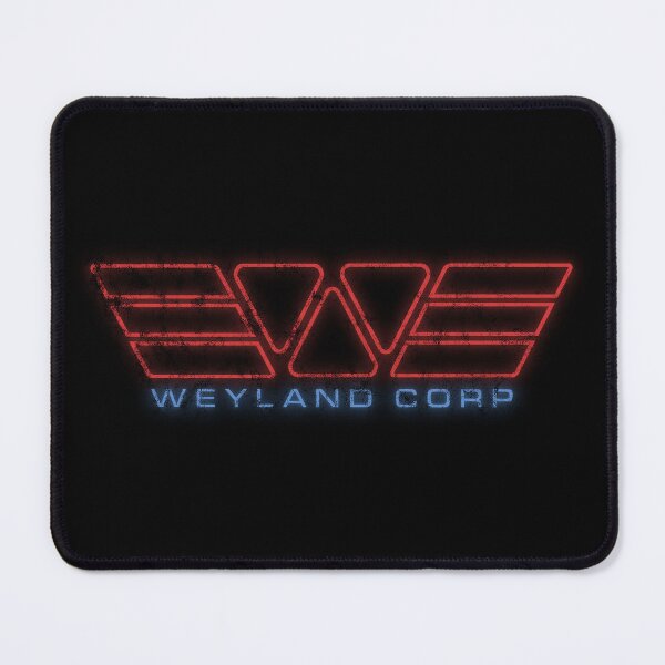 Item preview, Alien Weyland Corp Neon Retrowave Logo Distressed designed and sold by Power Up Prints.