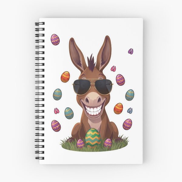 Item preview, Camiseta estampada de burro de Pascua – Camiseta festiva con animales para mujeres y hombres designed and sold by FOUAD HAMIMI ⭐⭐⭐⭐⭐.