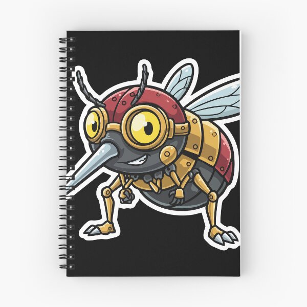 Item preview, Red and Gold Steampunk Scout Mosquito designed and sold by PixelStudioBe.