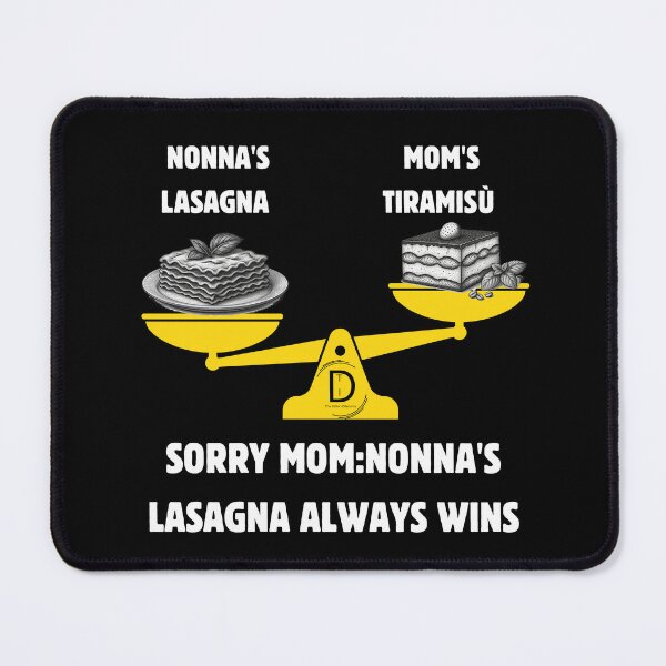 Item preview, Titolo (Title): > Funny Italian Grandma Gift: Nonna's Lasagna Always Wins Black Versiin designed and sold by TheItaliandilemma.