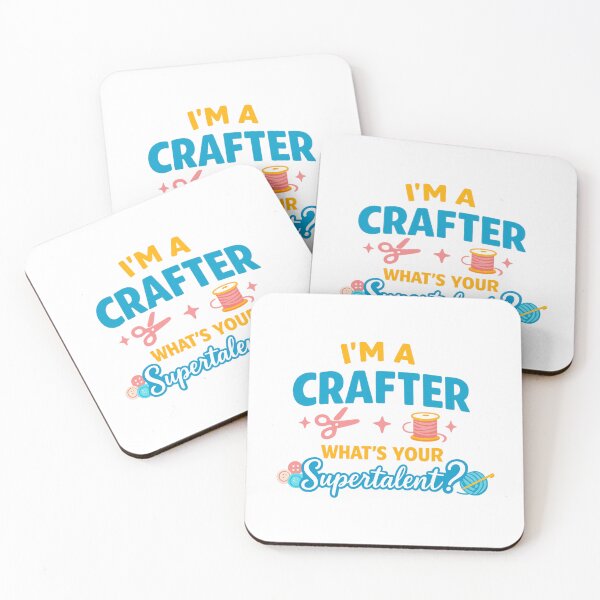 Item preview, I’m a crafter what’s your supertalent? designed and sold by LuveraxArt.
