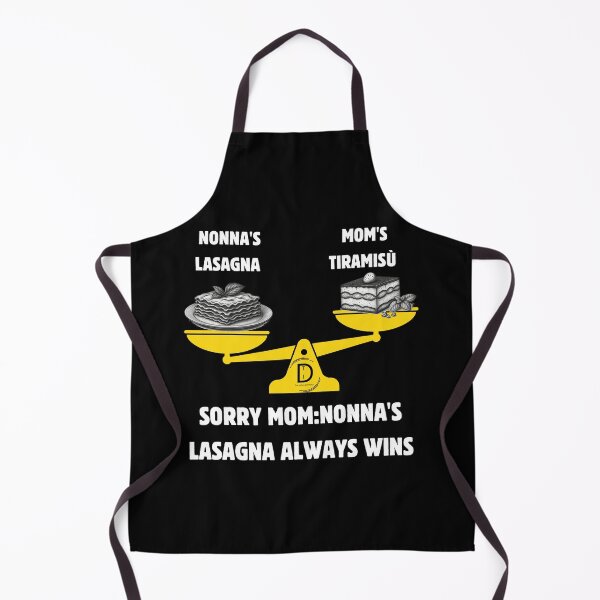 Item preview, Titolo (Title): > Funny Italian Grandma Gift: Nonna's Lasagna Always Wins Black Versiin designed and sold by TheItaliandilemma.