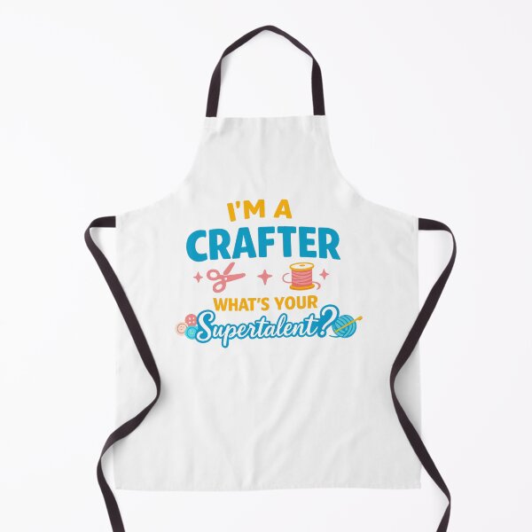 Item preview, I’m a crafter what’s your supertalent? designed and sold by LuveraxArt.