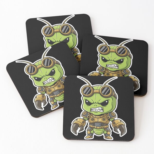 Item preview, Steampunk Alien Warrior in Brass Armor designed and sold by PixelStudioBe.