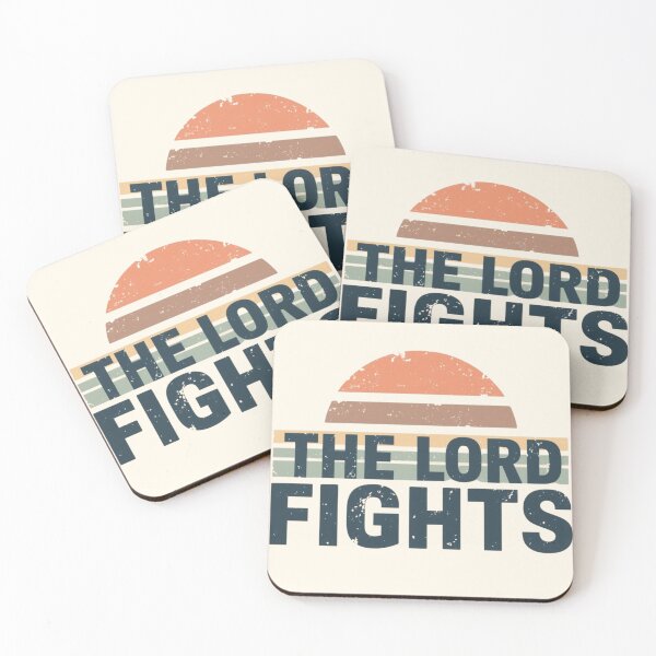 Item preview, The Lord Fights For Me Christian Strength Design designed and sold by Sunniz.
