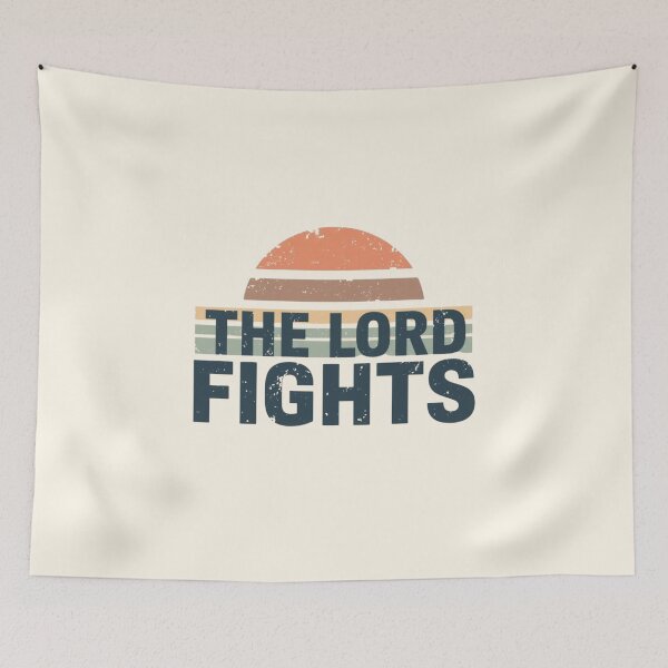 Item preview, The Lord Fights For Me Christian Strength Design designed and sold by Sunniz.