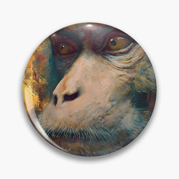 Item preview, Retro Monkey Colors Illustration Aesthetic Landscapes  designed and sold by ART ATTACK ZONE.