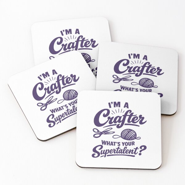 Item preview, I’m a crafter what’s your supertalent? designed and sold by LuveraxArt.
