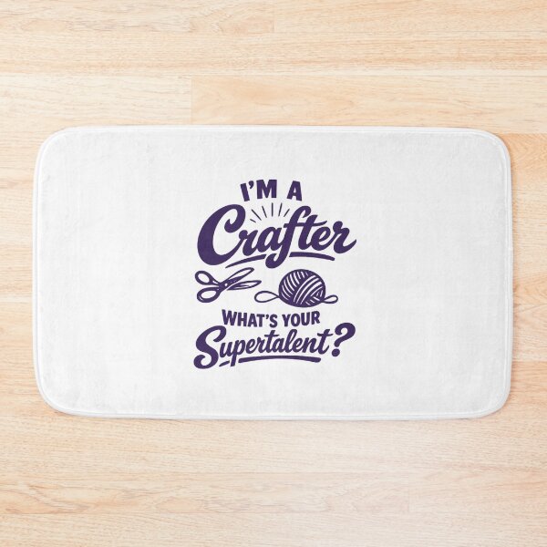 Item preview, I’m a crafter what’s your supertalent? designed and sold by LuveraxArt.