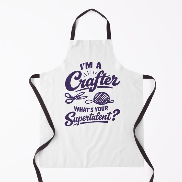 Item preview, I’m a crafter what’s your supertalent? designed and sold by LuveraxArt.