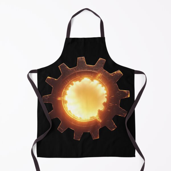 Item preview, Gear Shaped Sun – Mechanical Sun Gear, Steampunk Solar Energy Symbol designed and sold by WordPlayStudio.