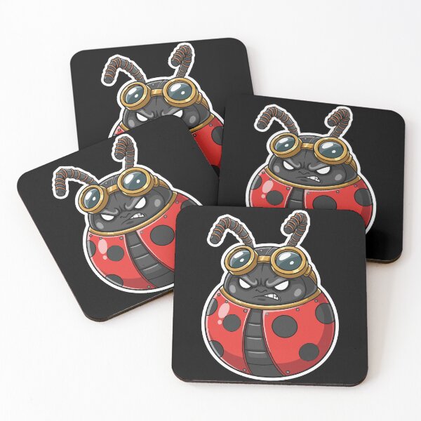 Item preview, Steampunk Ladybug Red and Chrome Armor designed and sold by PixelStudioBe.