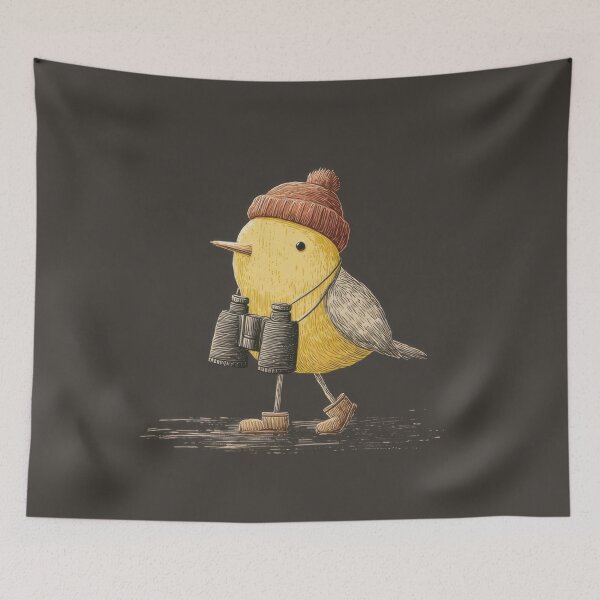 Item preview, Bird with boots and binoculars walks designed and sold by anytka.