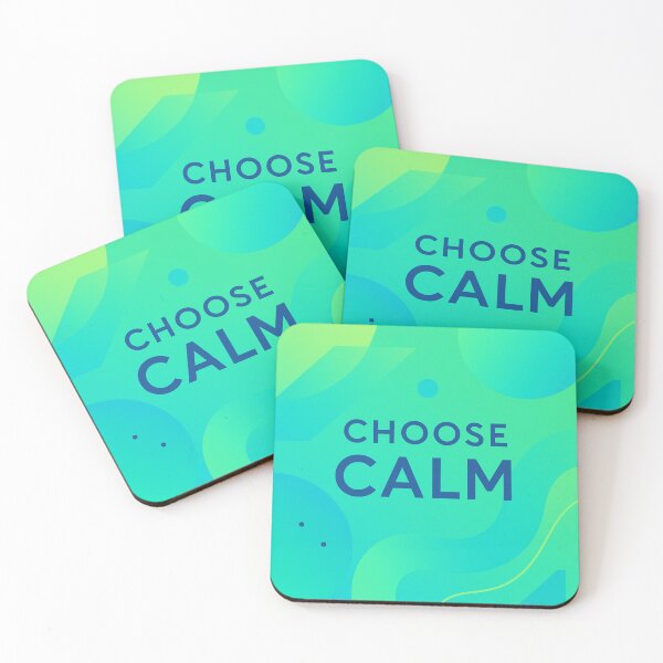 Item preview, Choose Calm – Modern Gradient Motivational Typography Design designed and sold by MimisCornerCo.