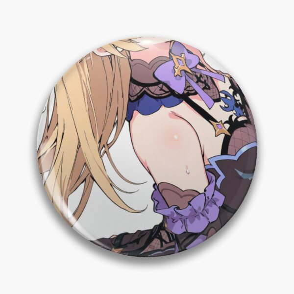 Item preview, Fischl Sitting On Blob Genshin Impact designed and sold by KomiArts.