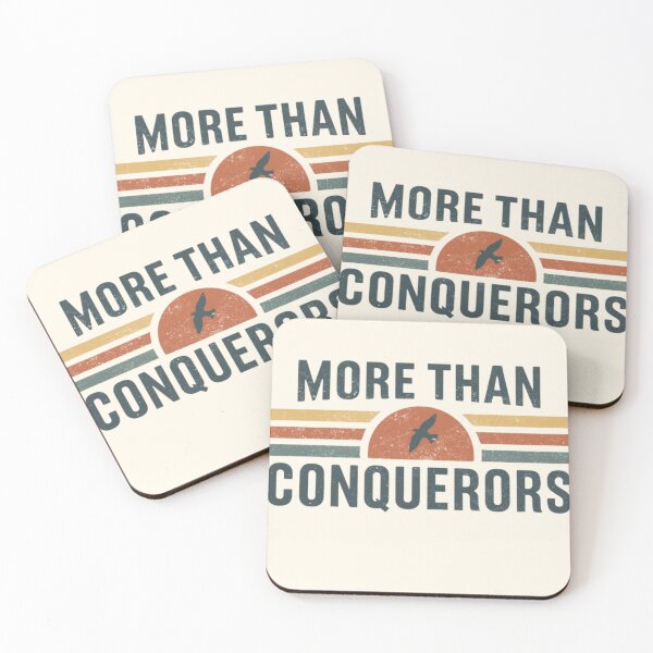 Item preview, More Than Conquerors Christian Victory Design designed and sold by Sunniz.