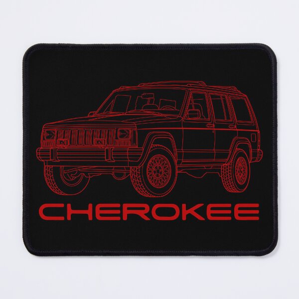 Item preview, 84-96 Cherokee XJ Line Art Factory Stock 4x4 Red designed and sold by Off-Road-Zone.