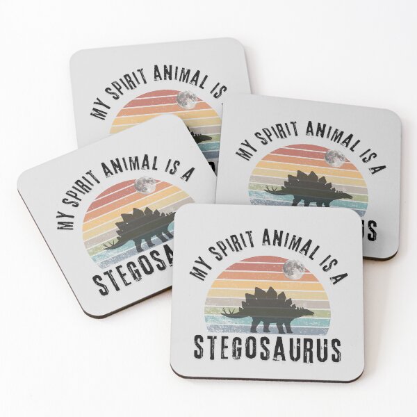 Item preview, My Spirit Animal Is a Stegosaurus Funny Dinosaur Shirt | Chill Introvert Humor Gift designed and sold by swdesigns714.