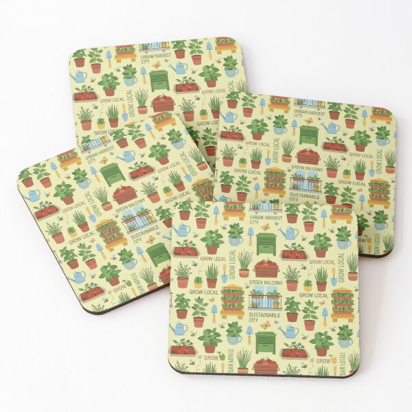 Item preview, Urban Harvest: Sustainable City Garden Pattern designed and sold by FarDesign.