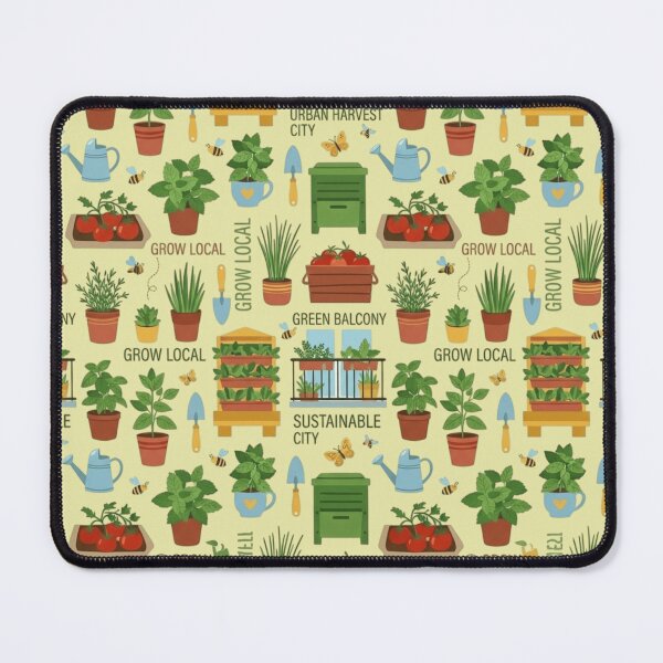 Item preview, Urban Harvest: Sustainable City Garden Pattern designed and sold by FarDesign.