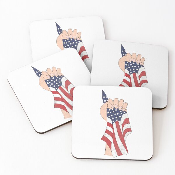 Item preview, Power of Usa flag in hand designed and sold by mizam.