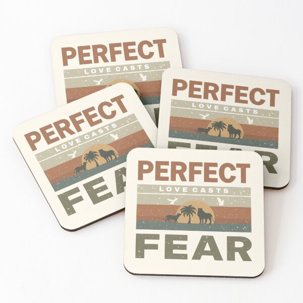 Item preview, Perfect Love Casts Out Fear Christian Design designed and sold by Sunniz.