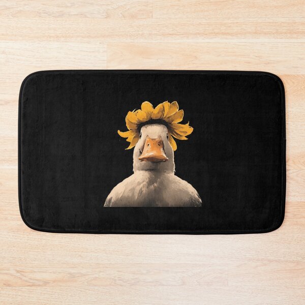 Item preview, Sunflower Duck Funny Aesthetic T-Shirt Design designed and sold by DogLord.
