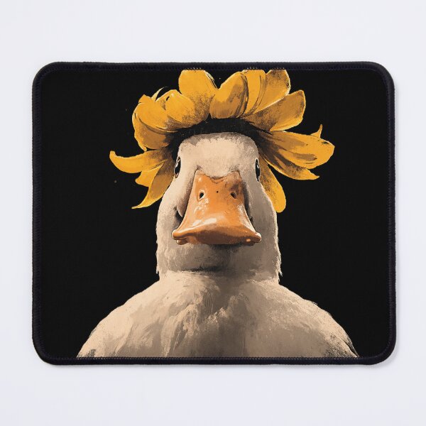 Item preview, Sunflower Duck Funny Aesthetic T-Shirt Design designed and sold by DogLord.