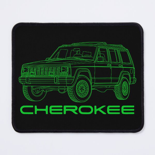 Item preview, 84-96 Cherokee XJ Line Art Factory Stock 4x4 Green designed and sold by Off-Road-Zone.