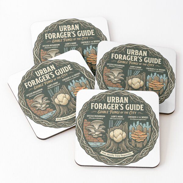 Item preview, Urban Forager’s Guide: Edible City Mushrooms designed and sold by FarDesign.