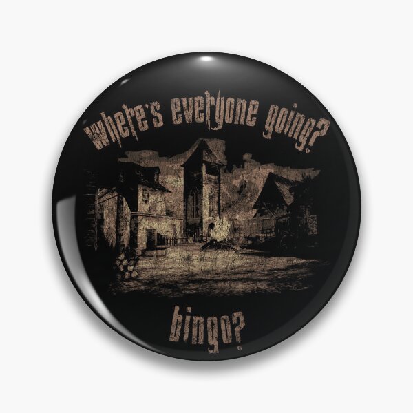 Item preview, Resident Evil 4 Leon Where's Everyone Going? Bingo? Distressed designed and sold by Power Up Prints.