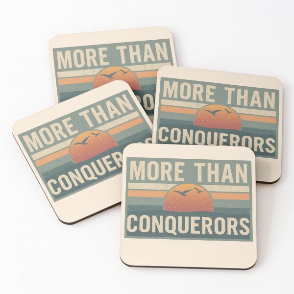Item preview, Copy of More Than Conquerors Christian Victory Design 2 designed and sold by Sunniz.